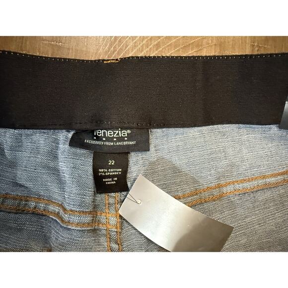 NWT Lane Bryant Venezia Mid Rise Stretch Denim Jeans Pants Women's Size 22 NEW - Picture 5 of 14
